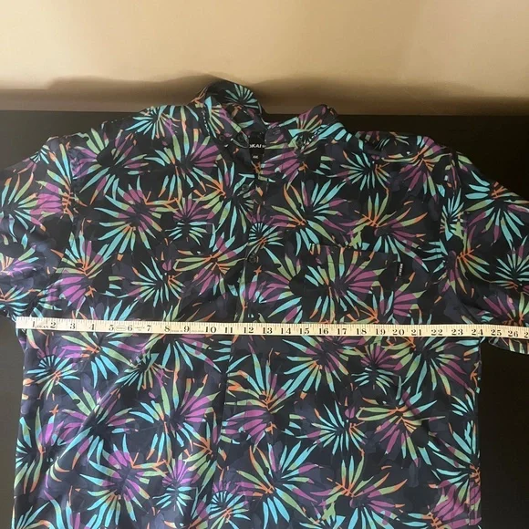 Molokai Retro Leaves Button Down Shirt Men’s Size XXL - Picture 3 of 8